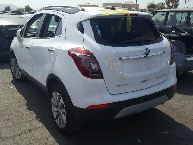 KL4CJASB5HB195067 - 2017 BUICK ENCORE PRE WHITE photo 3