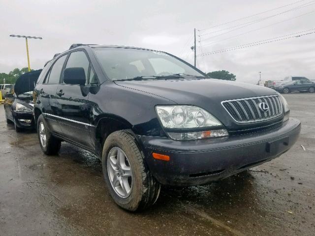 JTJHF10U220241682 - 2002 LEXUS RX 300 BLACK photo 1