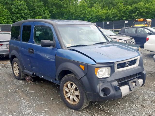 5J6YH18646L015242 - 2006 HONDA ELEMENT EX BLUE photo 1