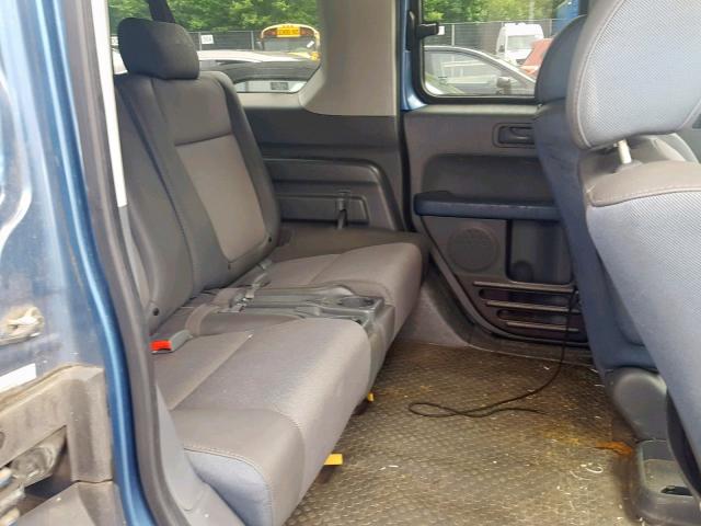 5J6YH18646L015242 - 2006 HONDA ELEMENT EX BLUE photo 6