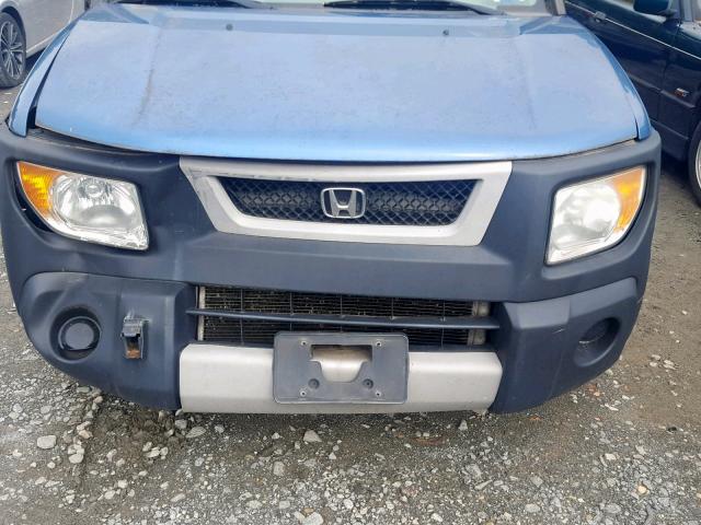 5J6YH18646L015242 - 2006 HONDA ELEMENT EX BLUE photo 9