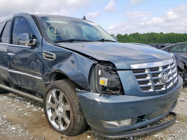 1GYFK33529R100262 - 2009 CADILLAC ESCALADE H BLUE photo 9