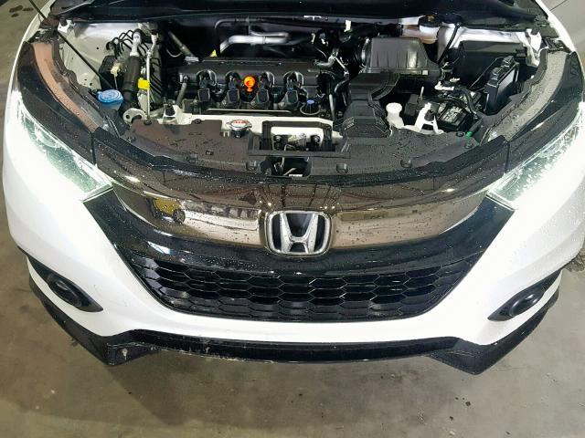 3CZRU5H19KM705489 - 2019 HONDA HR-V SPORT WHITE photo 7