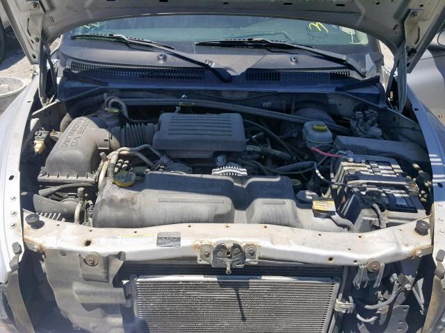 1B7HG48NX2S539786 - 2002 DODGE DAKOTA QUA GRAY photo 7