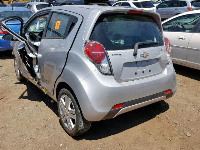 KL8CB6S9XFC797881 - 2015 CHEVROLET SPARK LS SILVER photo 3