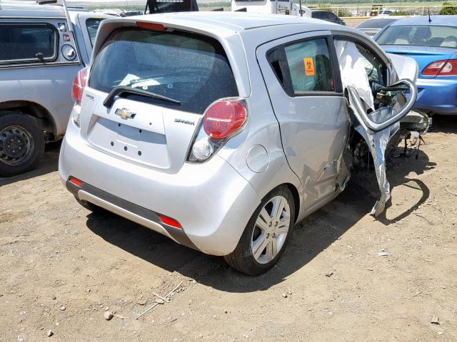 KL8CB6S9XFC797881 - 2015 CHEVROLET SPARK LS SILVER photo 4