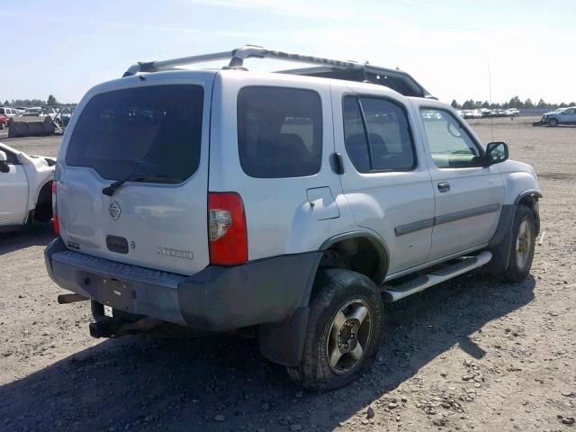 5N1ED28T02C557881 - 2002 NISSAN XTERRA XE SILVER photo 4