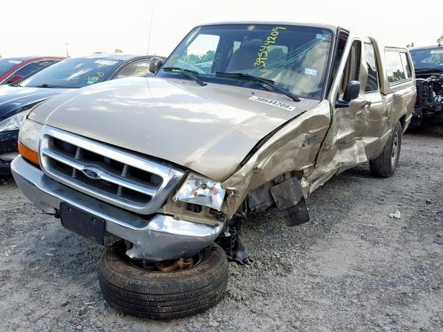 1FTYR14C7YPA49959 - 2000 FORD RANGER SUP GOLD photo 2