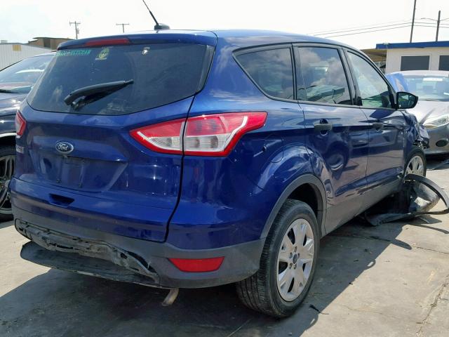 1FMCU0F7XEUB82016 - 2014 FORD ESCAPE S BLUE photo 4