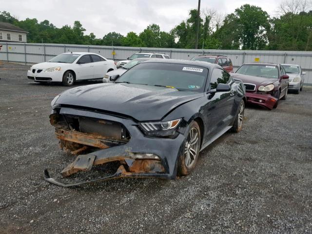 1FA6P8CF4G5332532 - 2016 FORD MUSTANG GT BLACK photo 2