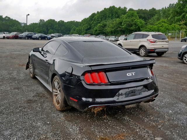 1FA6P8CF4G5332532 - 2016 FORD MUSTANG GT BLACK photo 3