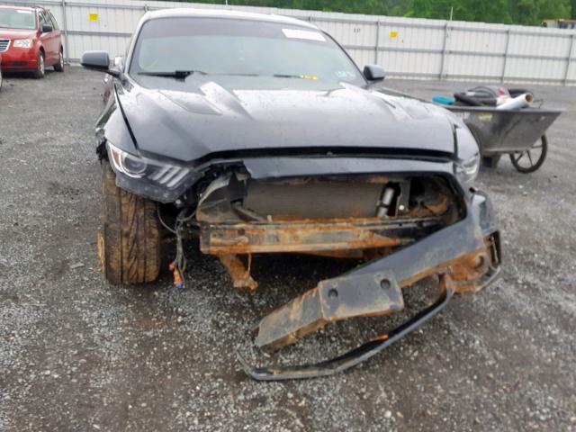 1FA6P8CF4G5332532 - 2016 FORD MUSTANG GT BLACK photo 9