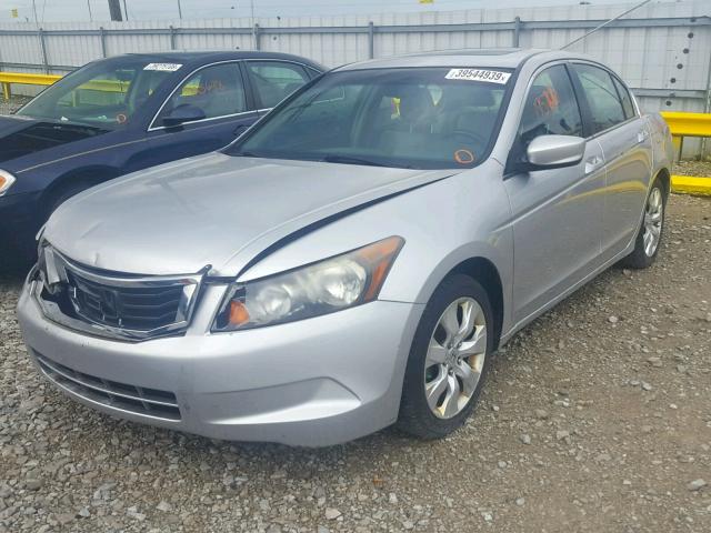 JHMCP26868C077059 - 2008 HONDA ACCORD EXL SILVER photo 2