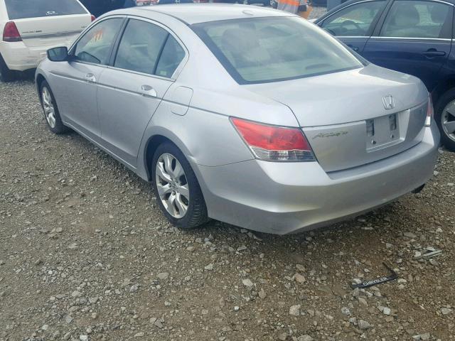 JHMCP26868C077059 - 2008 HONDA ACCORD EXL SILVER photo 3