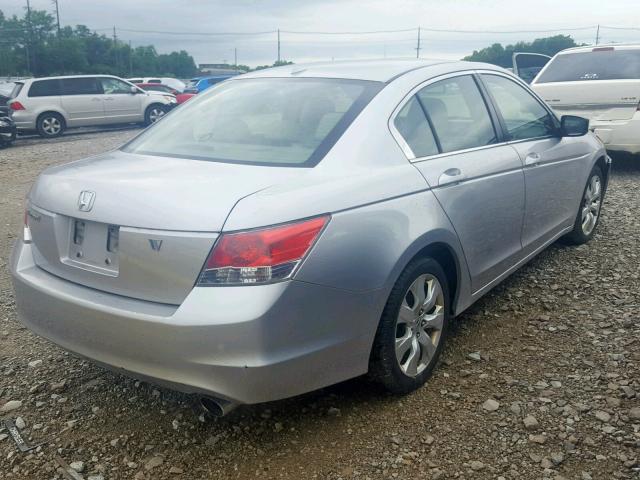 JHMCP26868C077059 - 2008 HONDA ACCORD EXL SILVER photo 4