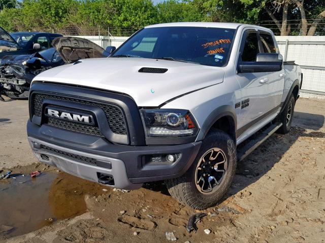 1C6RR7YT8GS386418 - 2016 RAM 1500 REBEL WHITE photo 2