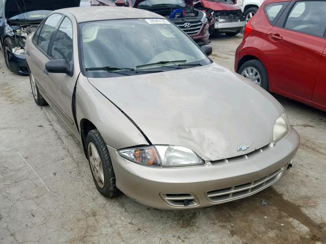 1G1JC524027286492 - 2002 CHEVROLET CAVALIER B GOLD photo 1