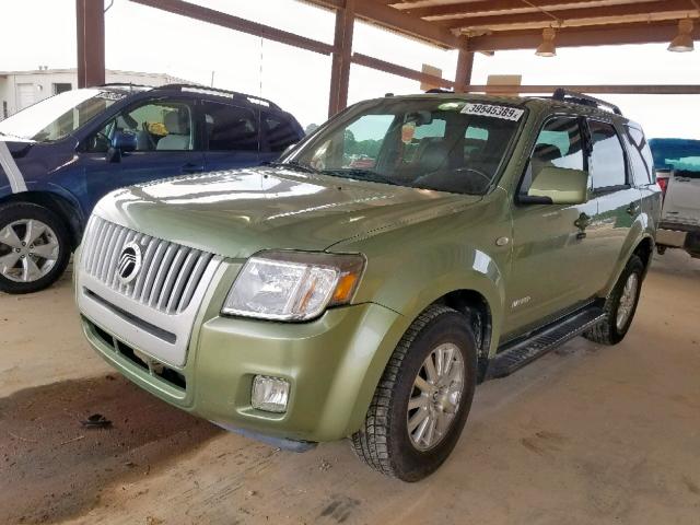 4M2CU97118KJ27418 - 2008 MERCURY MARINER PR GREEN photo 2