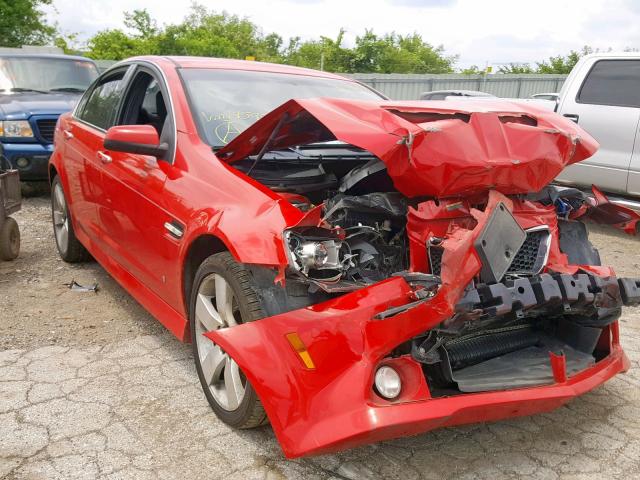 6G2EC57Y39L195956 - 2009 PONTIAC G8 GT RED photo 1