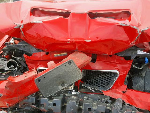 6G2EC57Y39L195956 - 2009 PONTIAC G8 GT RED photo 7