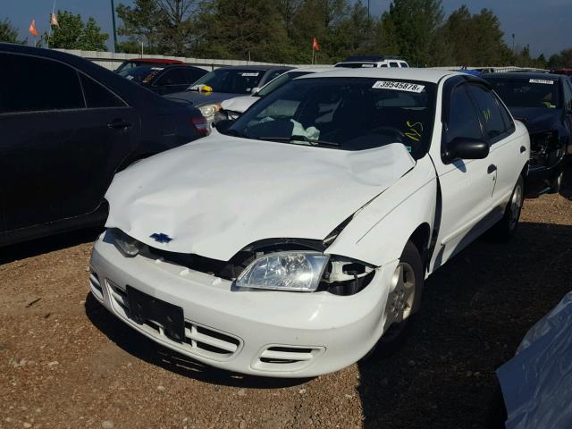 1G1JC524927208129 - 2002 CHEVROLET CAVALIER B WHITE photo 2