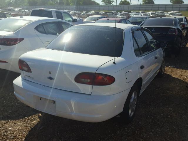 1G1JC524927208129 - 2002 CHEVROLET CAVALIER B WHITE photo 4