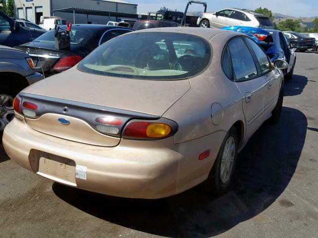 1FALP52UXTG252720 - 1996 FORD TAURUS GL BEIGE photo 4