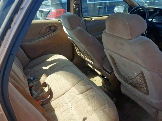 1FALP52UXTG252720 - 1996 FORD TAURUS GL BEIGE photo 6