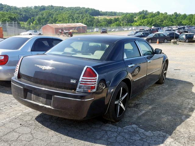 2C3KA53G96H225649 - 2006 CHRYSLER 300 TOURIN BLACK photo 4