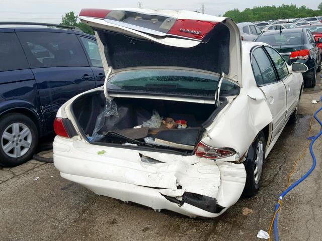 1G4HP52K144105120 - 2004 BUICK LESABRE CU WHITE photo 4