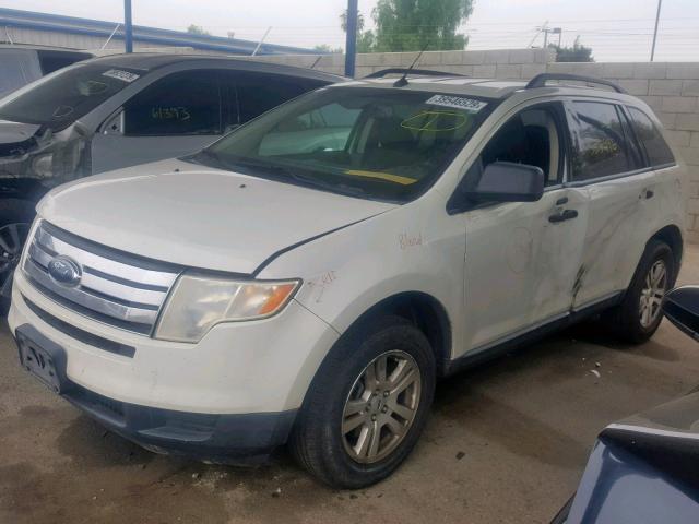 2FMDK3GC8ABA05245 - 2010 FORD EDGE SE WHITE photo 2