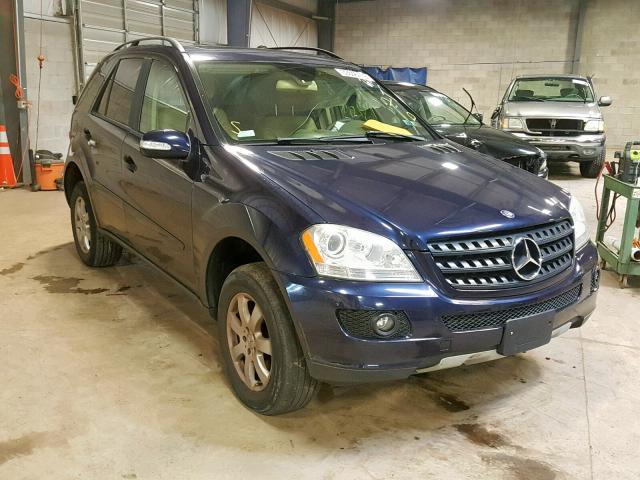 4JGBB86E06A015035 - 2006 MERCEDES-BENZ ML 350 BLUE photo 1