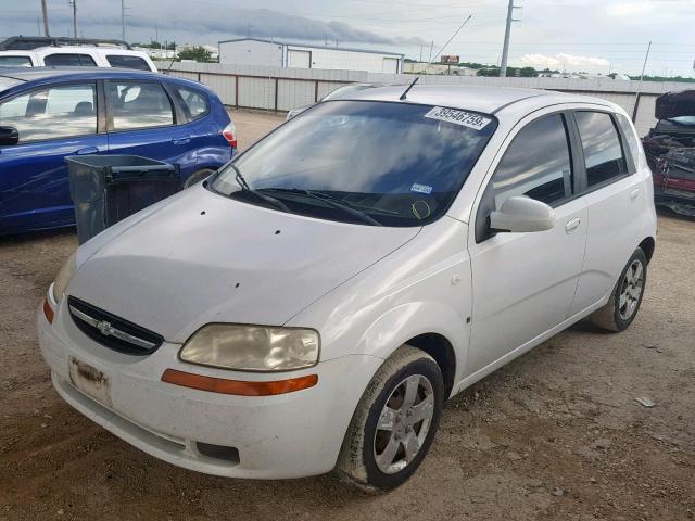 KL1TD66657B776596 - 2007 CHEVROLET AVEO BASE Ağ foto 2