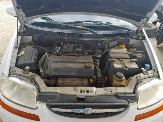 KL1TD66657B776596 - 2007 CHEVROLET AVEO BASE Ağ foto 7