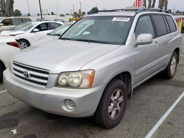 JTEGF21A610018449 - 2001 TOYOTA HIGHLANDER SILVER photo 2