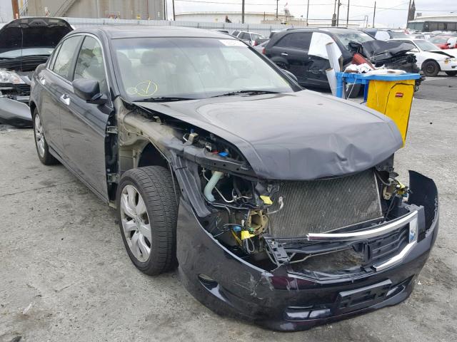 1HGCP36888A060249 - 2008 HONDA ACCORD EXL BLACK photo 1