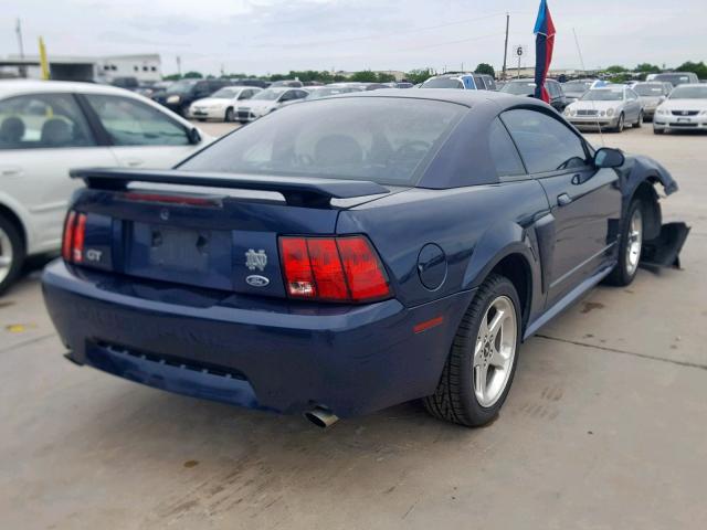 1FAFP42X23F409194 - 2003 FORD MUSTANG GT BLUE photo 4