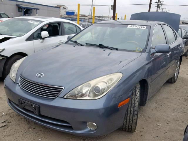 JTHBA30G655127073 - 2005 LEXUS ES 330 BLUE photo 2