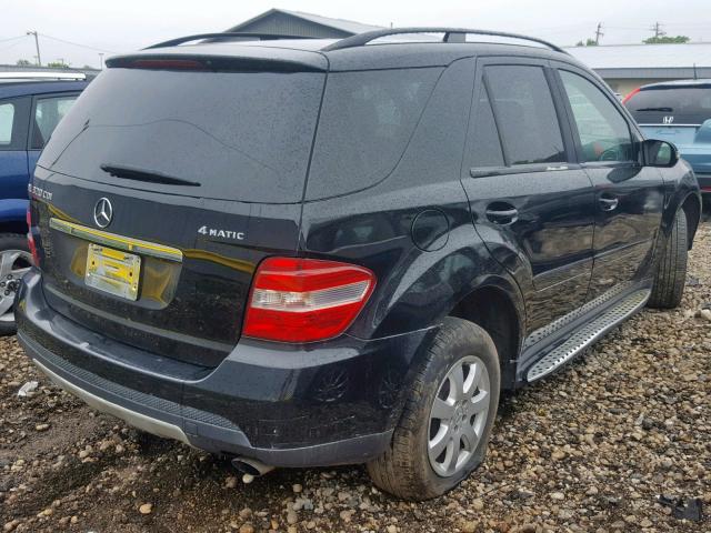 4JGBB22EX7A226702 - 2007 MERCEDES-BENZ ML 320 CDI BLACK photo 4