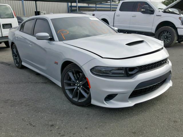 2C3CDXGJ7KH615690 - 2019 DODGE CHARGER SC SILVER photo 1