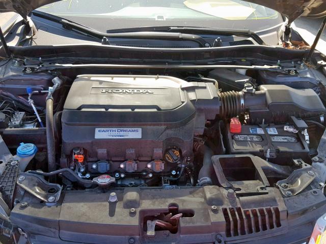 1HGCR3F93EA033989 - 2014 HONDA ACCORD TOU GRAY photo 7