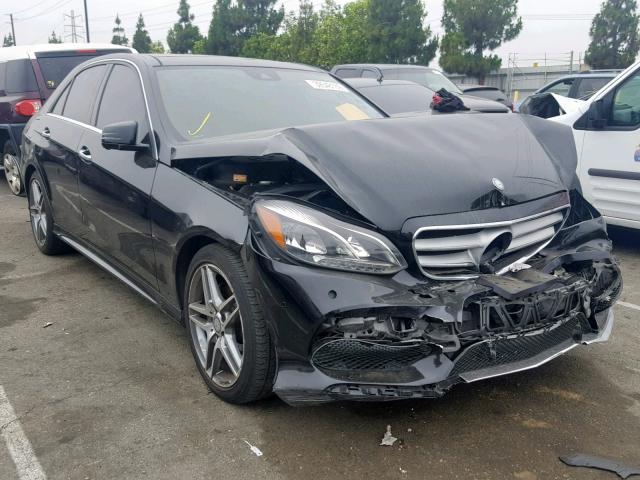 WDDHF5KB8GB175291 - 2016 MERCEDES-BENZ E 350 BLACK photo 1