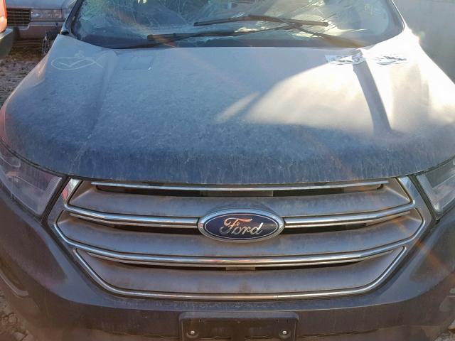 2FMPK4K90JBB43943 - 2018 FORD EDGE TITAN GRAY photo 7