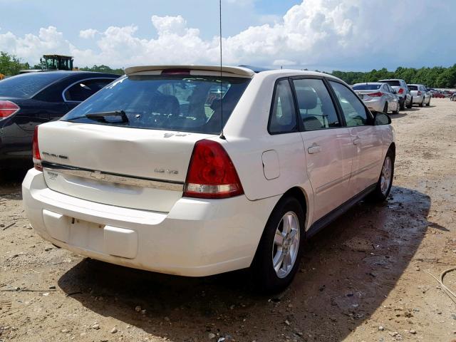 1G1ZT64895F100144 - 2005 CHEVROLET MALIBU MAX 白色 照片 4