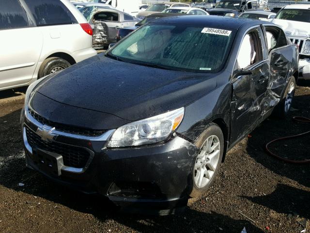 1G11C5SL3FF206654 - 2015 CHEVROLET MALIBU 1LT BLACK photo 2