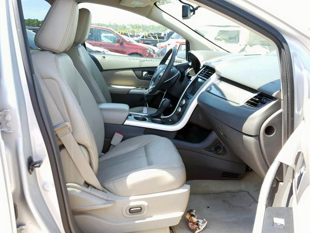 2FMDK4JC6BBB54978 - 2011 FORD EDGE SEL SILVER photo 5