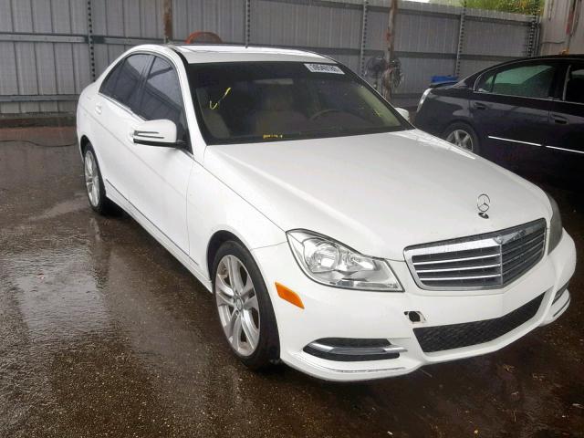 WDDGF4HBXDR292063 - 2013 MERCEDES-BENZ C 250 WHITE photo 1