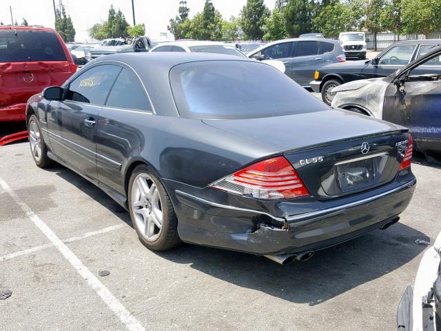 WDBPJ74J53A034939 - 2003 MERCEDES-BENZ CL 55 AMG CHARCOAL photo 3