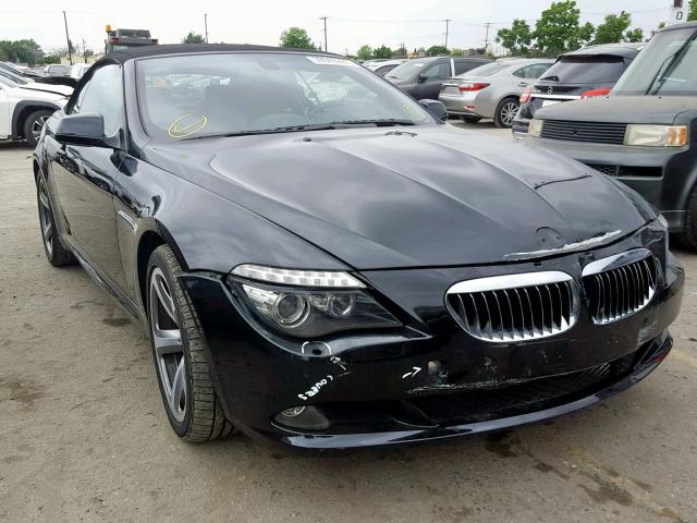 WBAEB5C54AC225989 - 2010 BMW 650 I BLACK photo 1