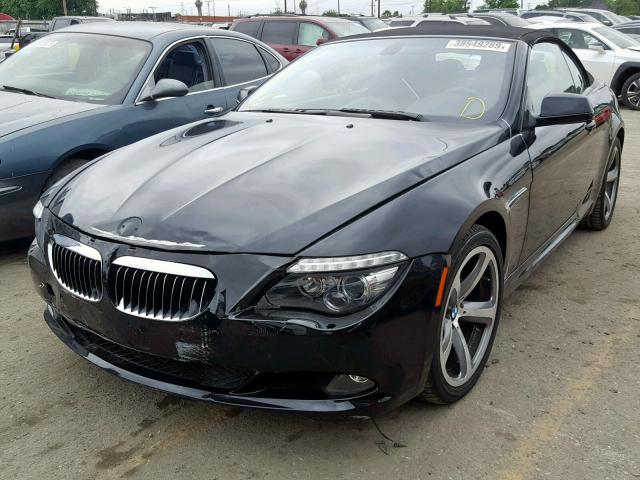 WBAEB5C54AC225989 - 2010 BMW 650 I BLACK photo 2